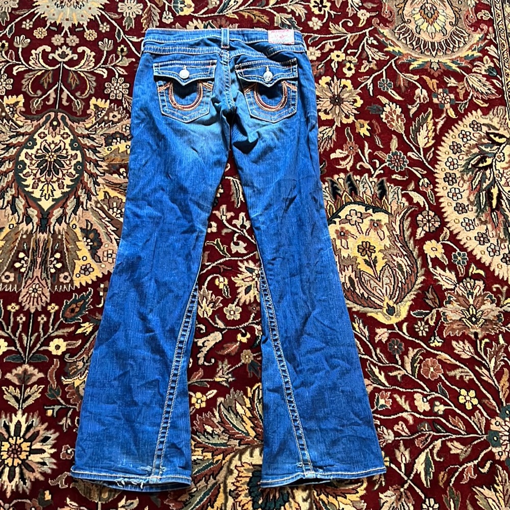 Low Rise, Flare Bottom Jeans - Picture 3 of 5